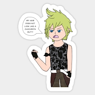 Prompto’s hair Sticker